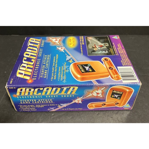 Arcadia Electronic Skeet Shoot Fighter Attack Game Cartridge Image Slide Sealed - Picture 6 of 6